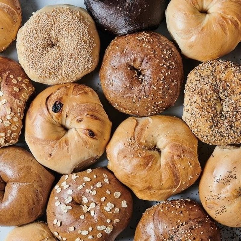 The Bagels Here Are Famous For Their Impressive Size