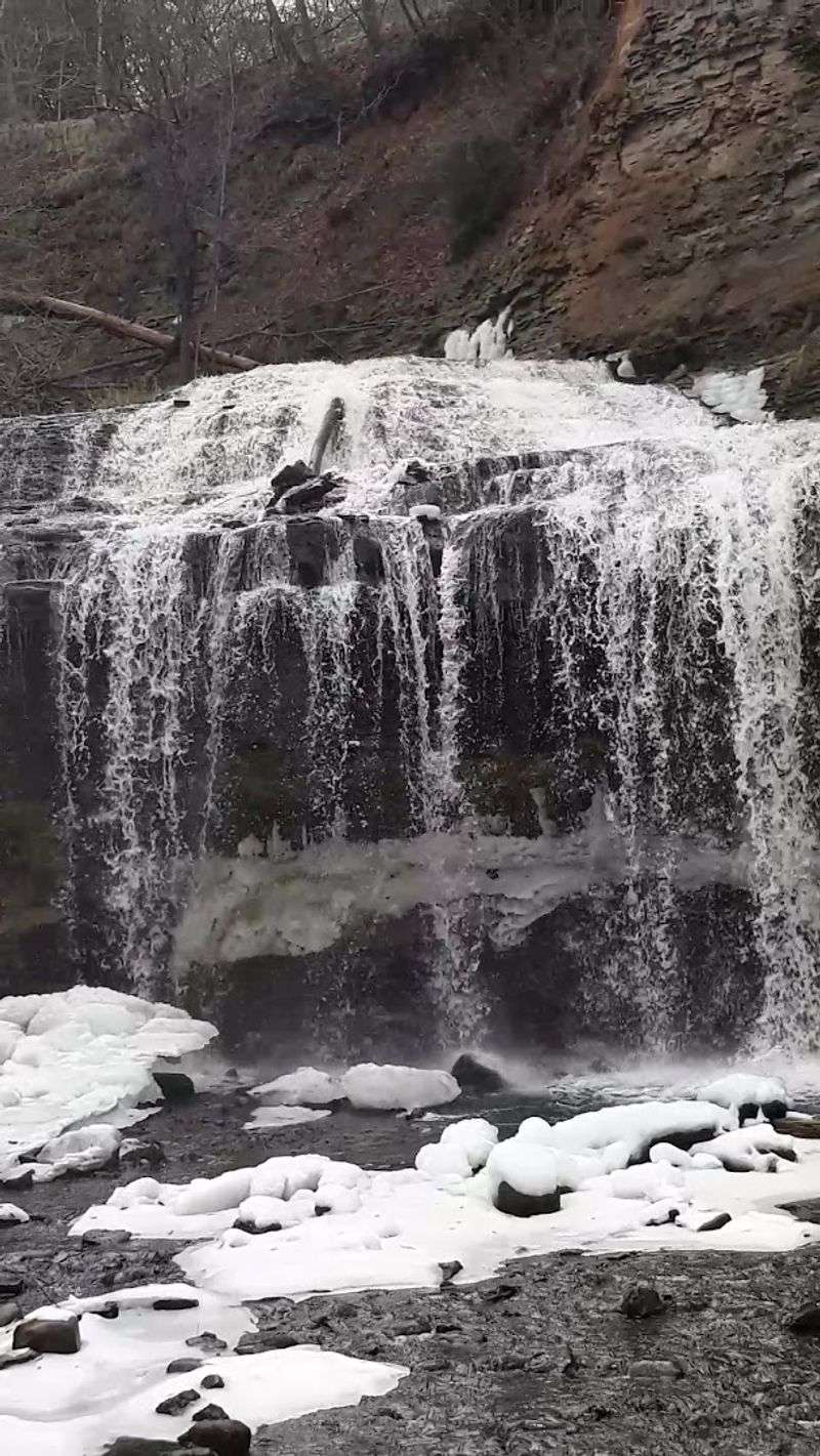 Spring Snowmelt Turns Cascade Falls Into A Powerful Rush