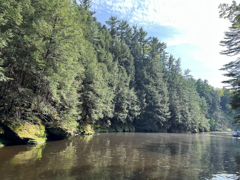 Part Of The Famous Wisconsin River Dells Landscape