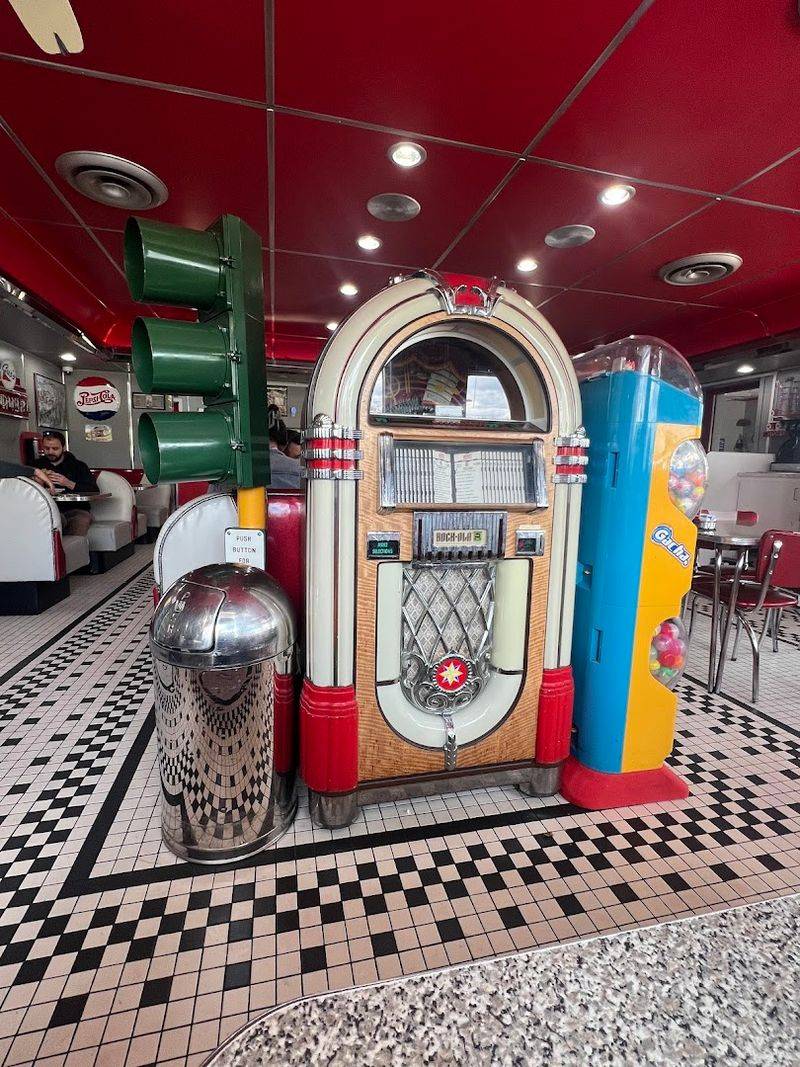 The Diner's Retro Atmosphere Adds To The Experience