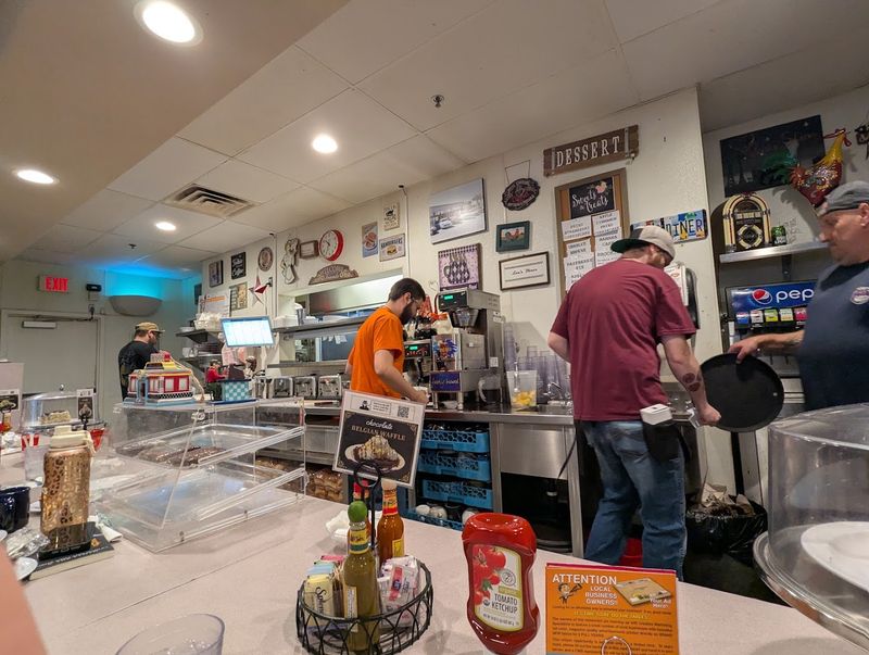 A Cozy Dining Room With A Traditional Diner Feel