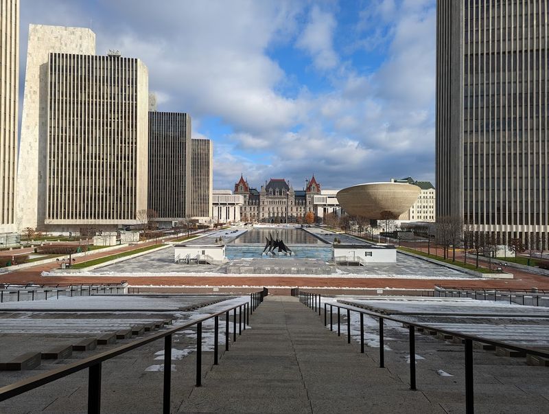 Empire State Plaza And The Egg That Refuses To Be Ignored
