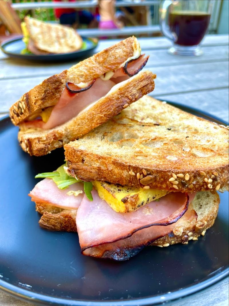 Breakfast Sandwiches Made With Homemade Bread