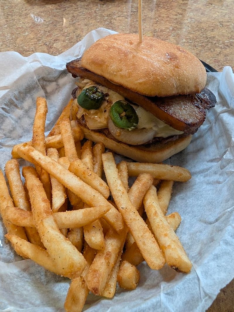 The Famous Tailgate Burger Loaded With Wisconsin Flavor