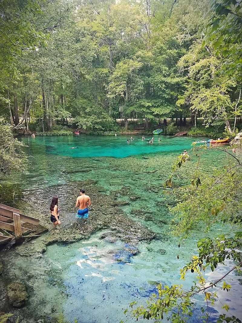 A Crystal-Clear Spring With Water At 72°F Year-Round