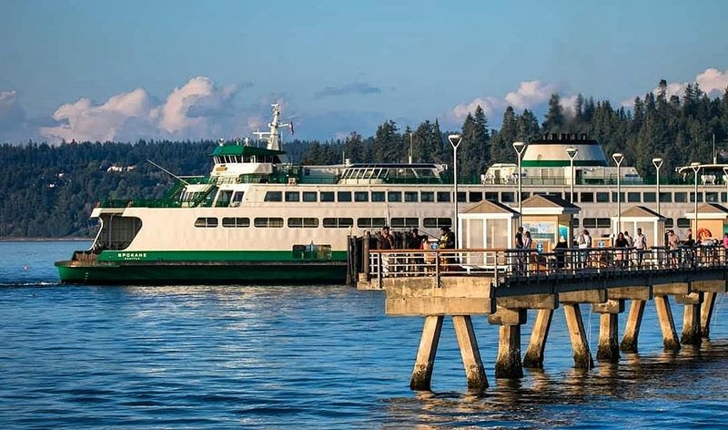 Ferry Lights And Shadows That Alter The Atmosphere