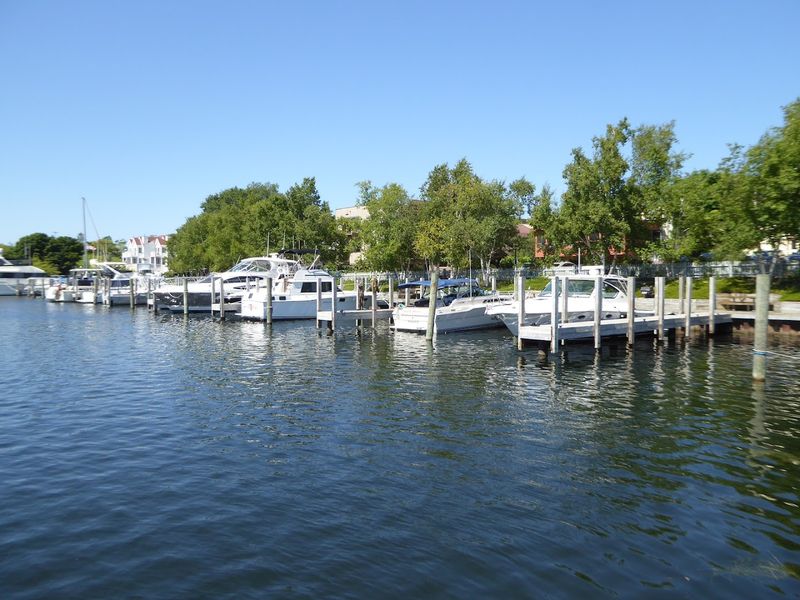 The Harbor Where The Betsie River Meets Lake Michigan