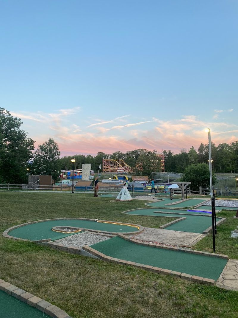 Mini Golf That Turns Into A Family Competition