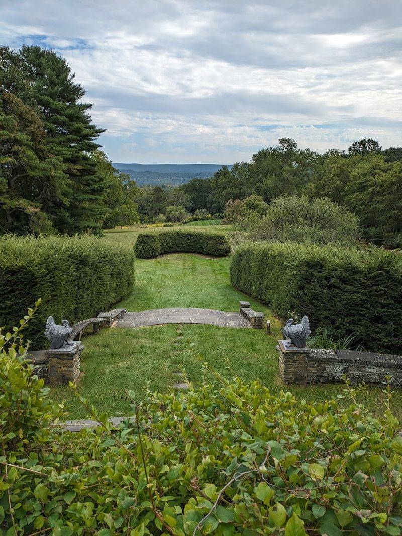 Scenic Grounds Overlooking The Delaware River Valley