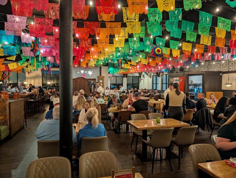 The Dining Room Feels Festive And Full Of Colour