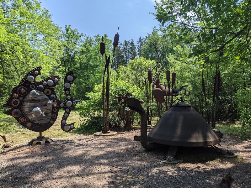 Every Sculpture Is Made From Reclaimed Metal