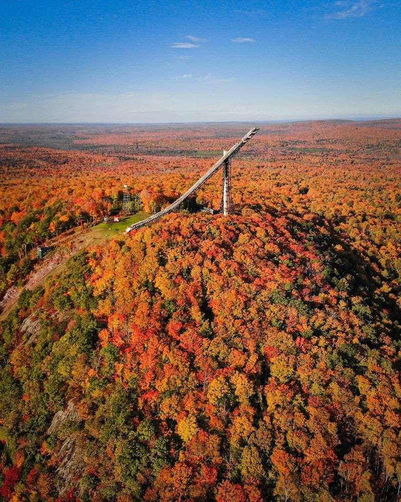 The World's Largest Artificial Ski Jump Stands In Michigan's Upper Peninsula