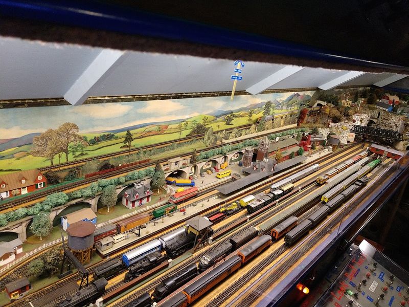 The Displays Include Vintage Lionel And American Flyer Trains