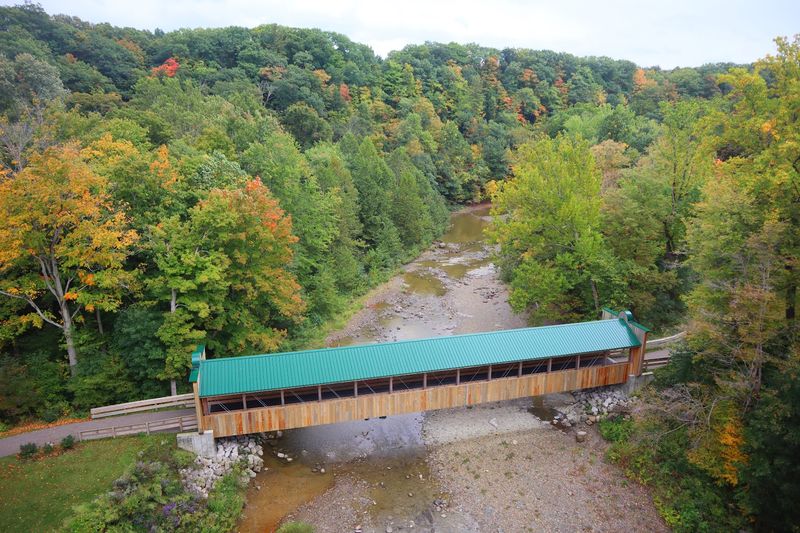 Part Of Ohio's Covered Bridge Trail