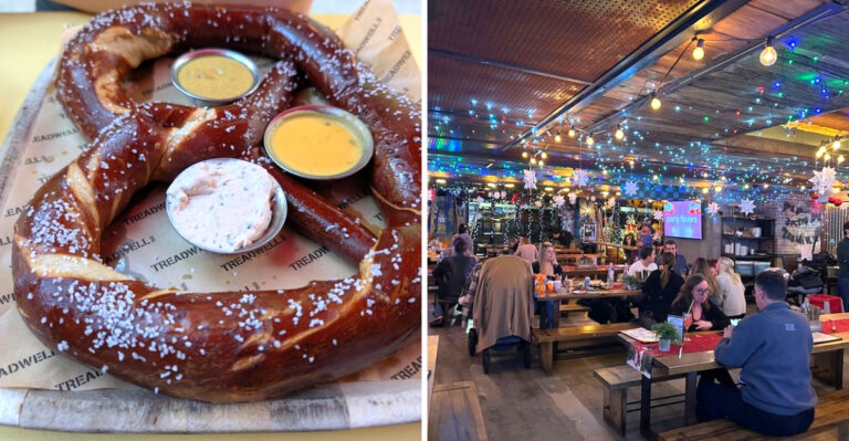 New York Locals Are Lining Up At This Restaurant For The Best Pretzels In The State