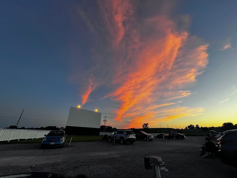One Of The Last Remaining Drive-In Theaters In Iowa