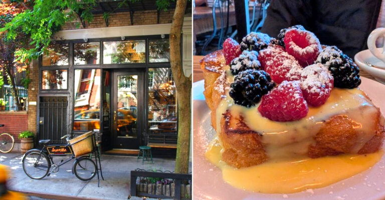 People Drive From All Over New York To Eat French Toast At This Down-To-Earth Cafe