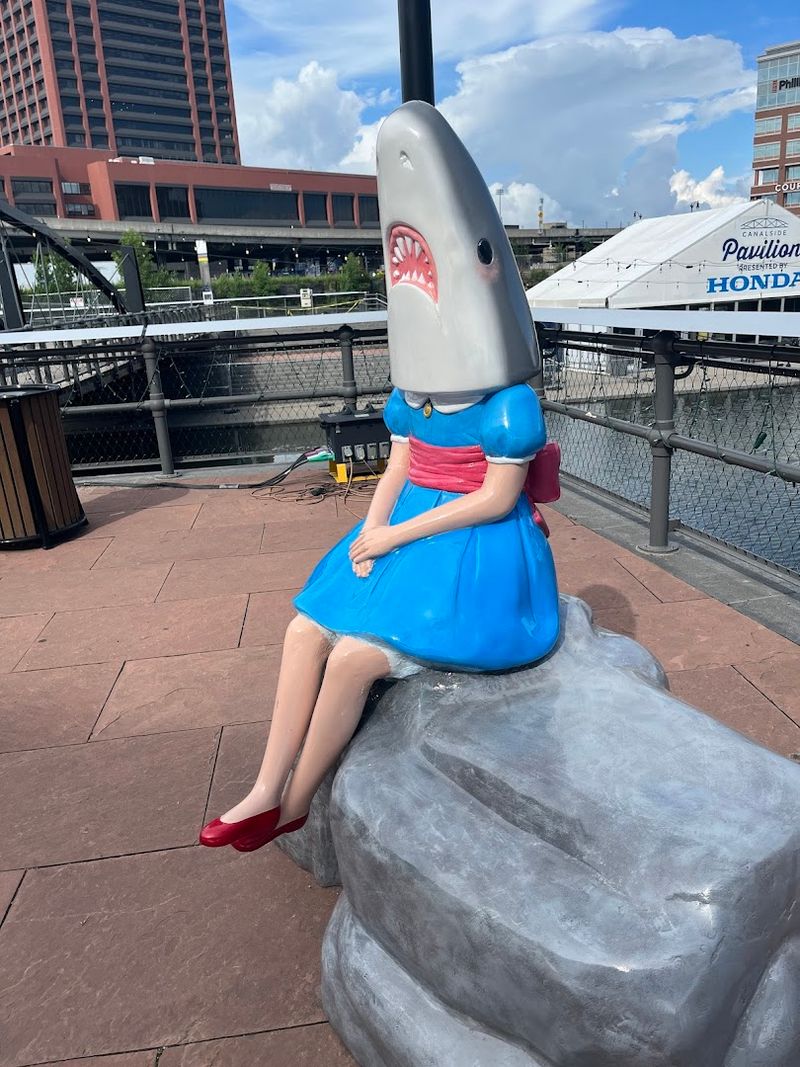 Shark Girl Sculpture — Buffalo