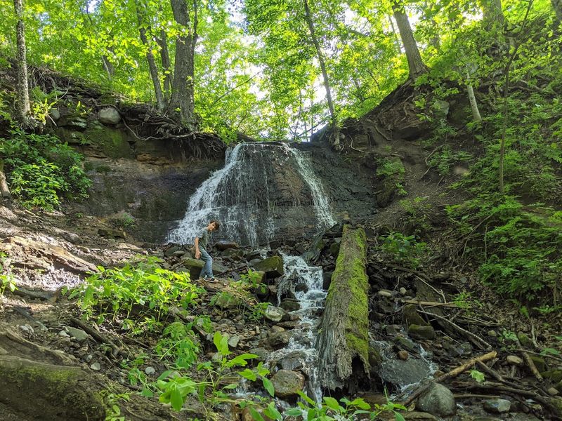 Silverbrook Trail To Silverbrook Falls (Interstate State Park)
