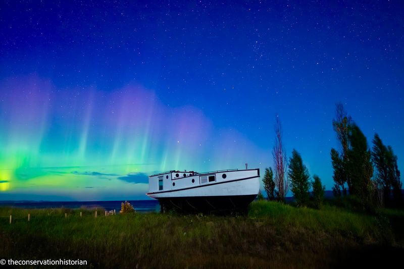 Where Lake Michigan Waves Meet The Night Sky