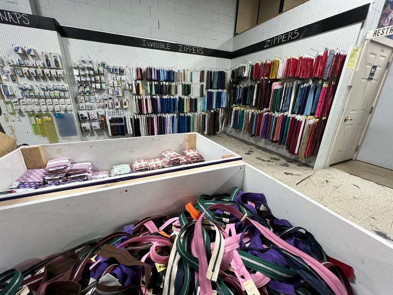 The Store Carries Notions, Sewing Supplies, And Craft Essentials