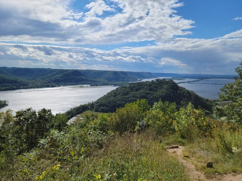 Scenic Bluff Overlooking The Mississippi River