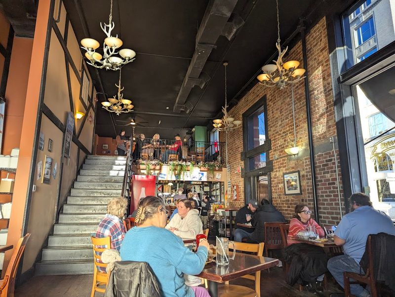 The Atmosphere Inside An Old Downtown Building