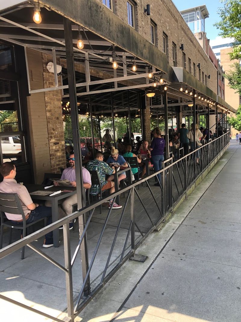 The Atmosphere Inside And Outside The Restaurant