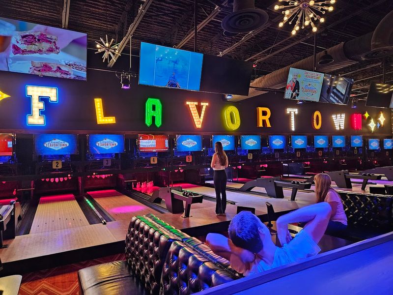 Duckpin Bowling Right Inside The Restaurant