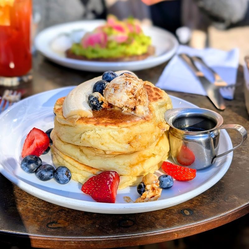 Ricotta Pancakes With Honeycomb Butter That Deserve Their Own Fan Club