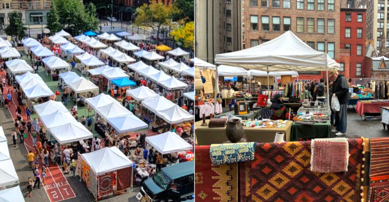 The Best Bargain Flea Markets In New York Where You Can Fill A Whole Cart For $20