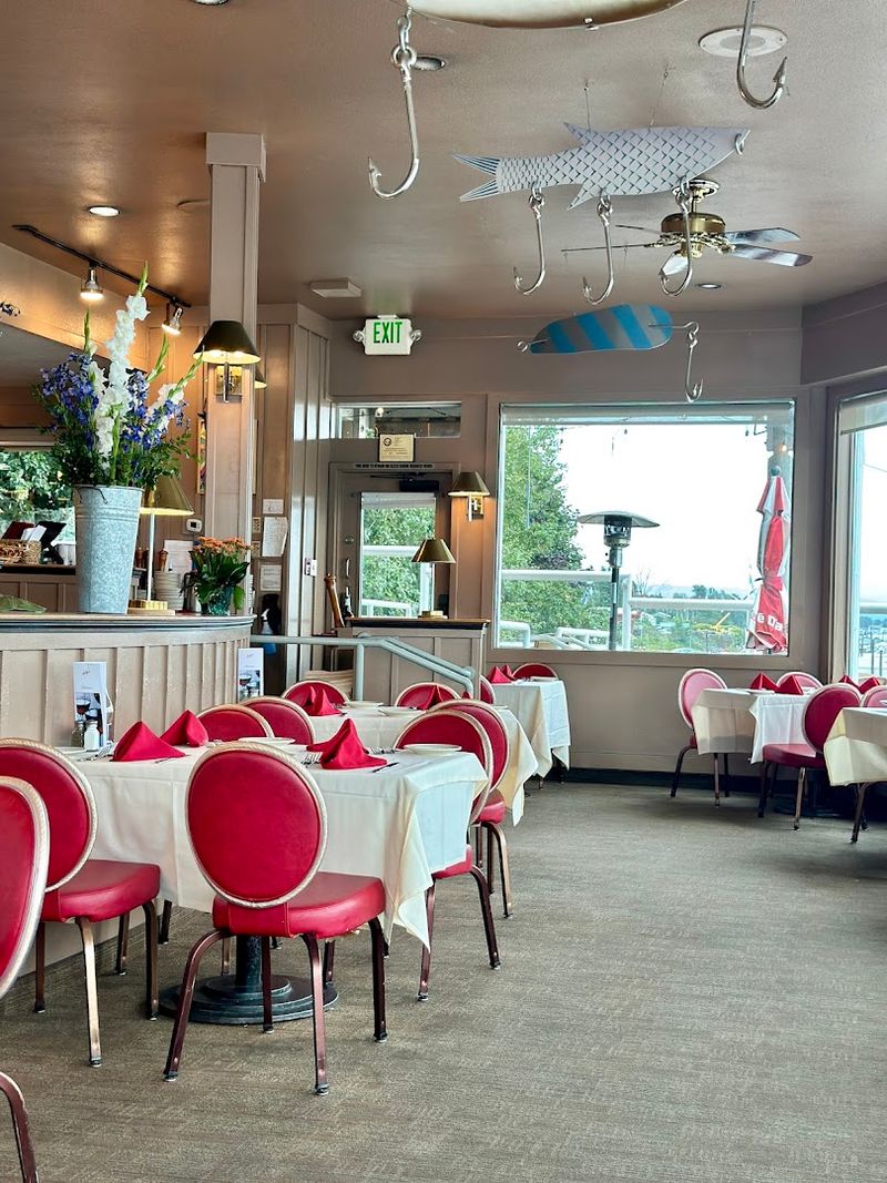 Large Windows Offer Sweeping Views Of The Columbia River