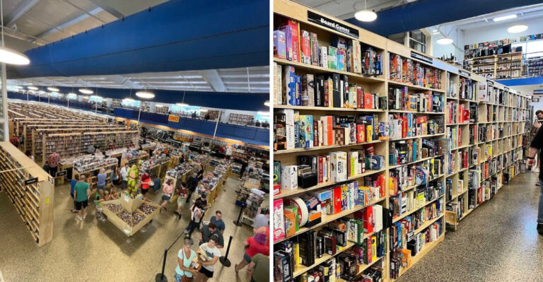 The Enormous Book Warehouse In Tennessee Where A Whole Cart Costs Just $50