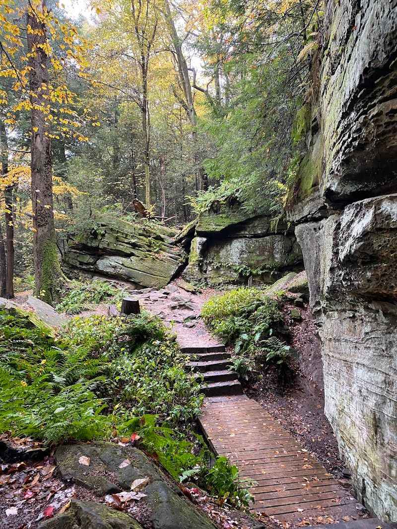 Towering Rock Walls That Make The Trail Feel Almost Otherworldly