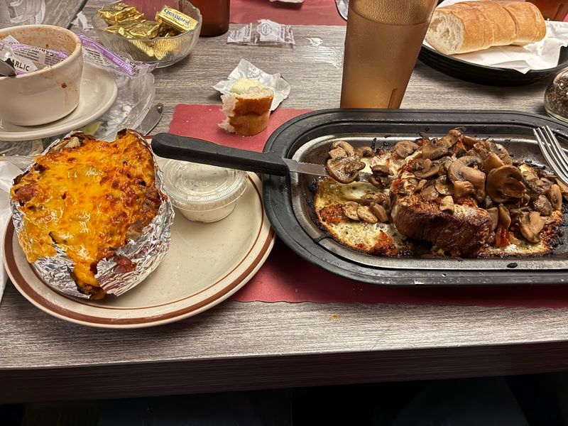 Loaded Baked Potatoes And Traditional Steakhouse Sides