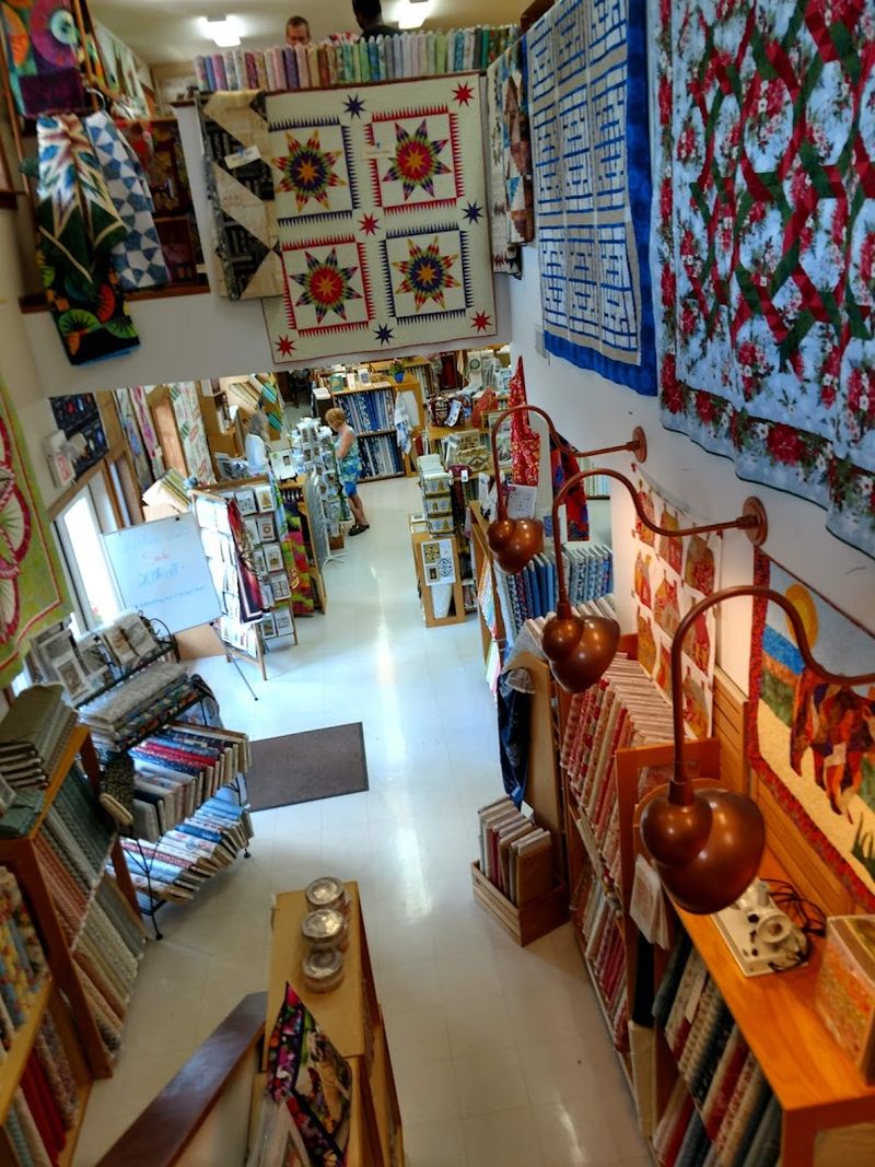 A Two-Story Treasure Trove of Fabric