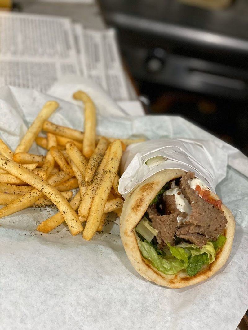 Lamb Souvlaki And Gyros Are Among The Most Popular Dishes