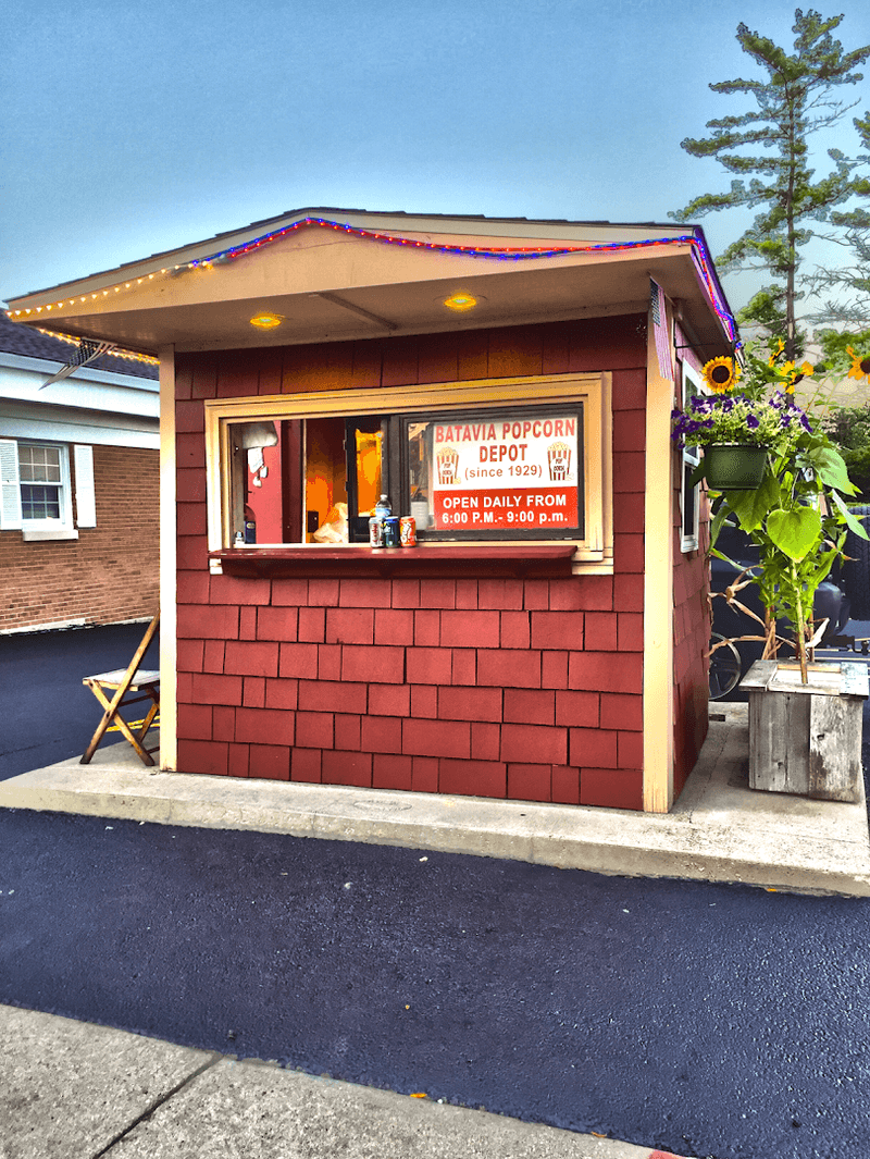 A Historic Burlington Railroad Depot Turned Snack Stand