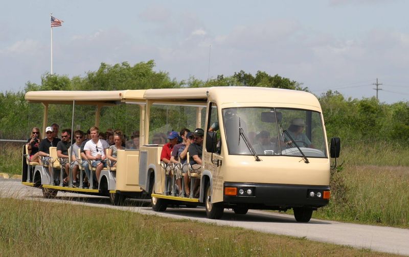 A Tram Tour Also Travels The Full Length Of The Trail