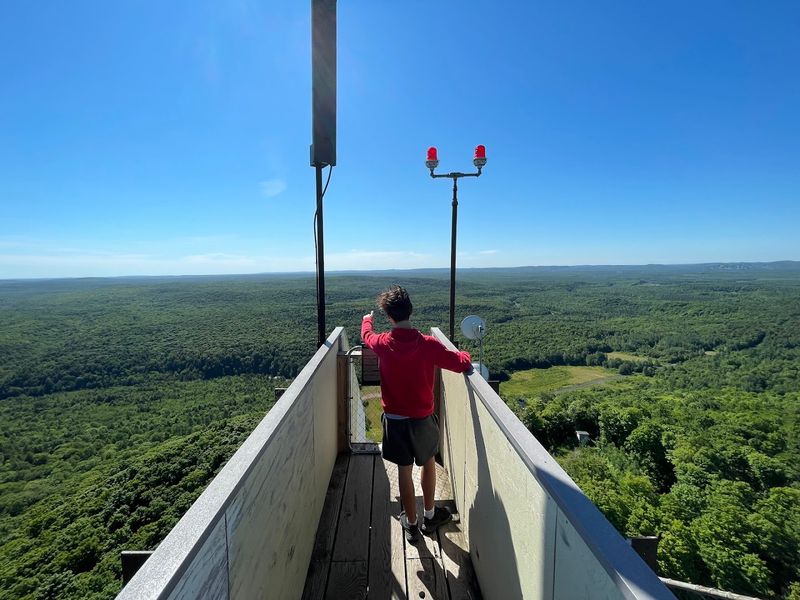 At The Top, Visitors Can Look Out Over Miles Of Northern Wilderness