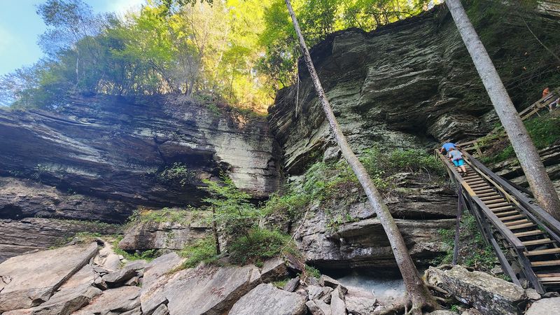 Sandstone Cliffs And Geology: The Park Reads Like A Textbook