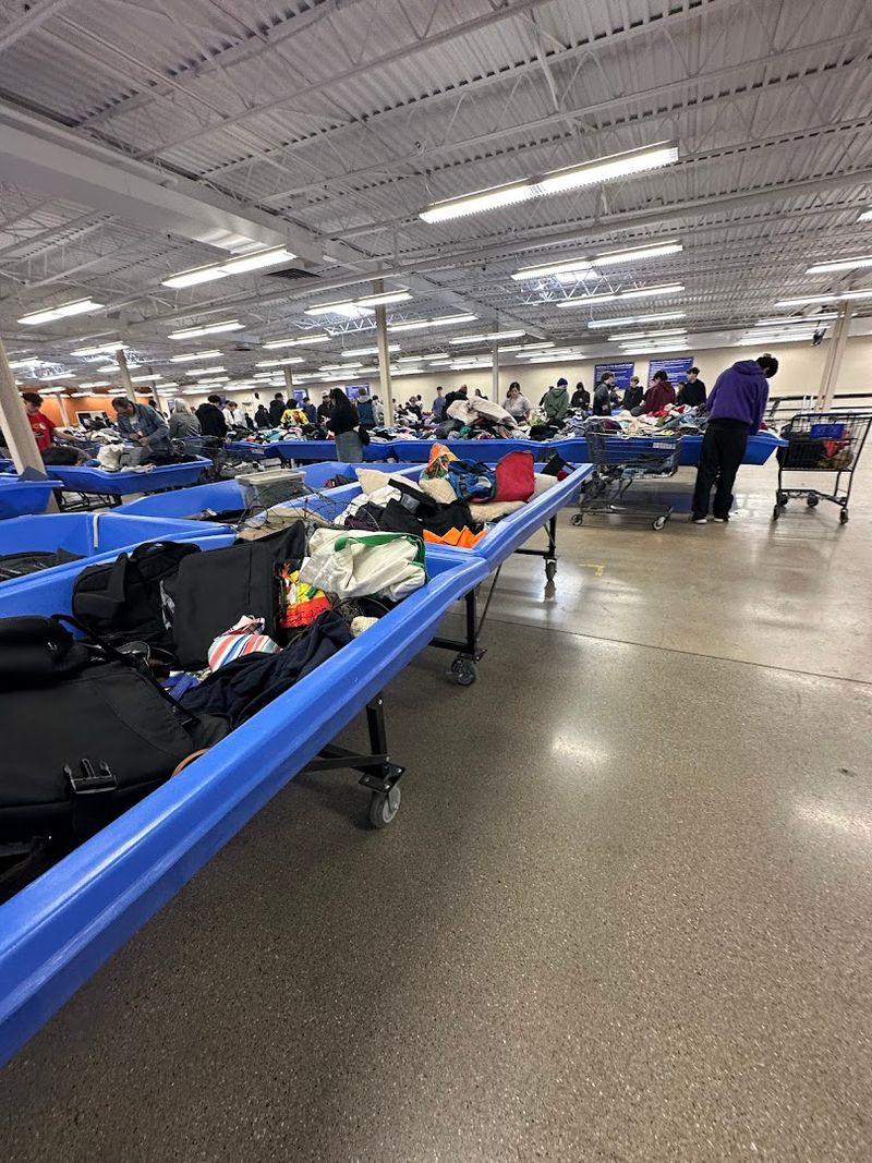 New Bins Of Merchandise Rolled Out Throughout The Day