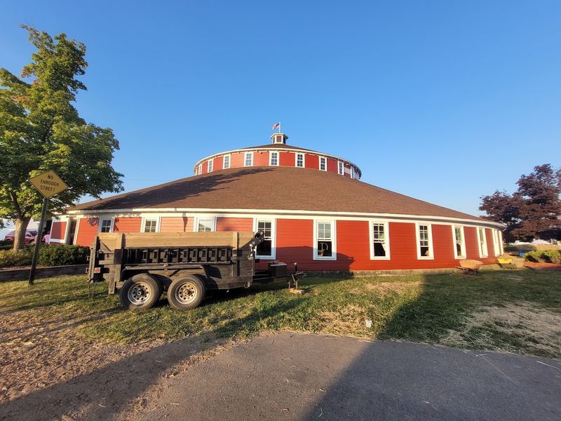 The Barn Stands At The Racine County Fairgrounds
