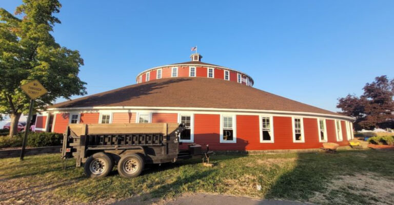 The World’s Largest Round Barn In Wisconsin Is A One-Of-A-Kind Sight You Won’t Forget