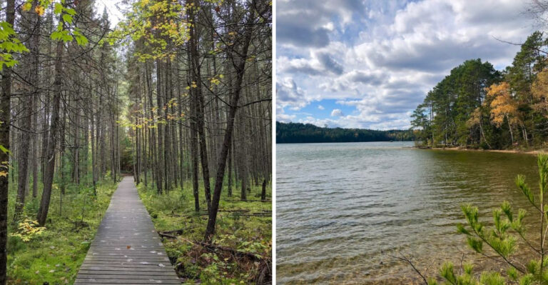 This 2.5-Mile Wisconsin Trail Ends At A Magical Forest And A Quiet Hidden Beach
