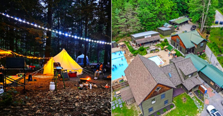 This Cozy Camping Village In New York Belongs On Your Bucket List
