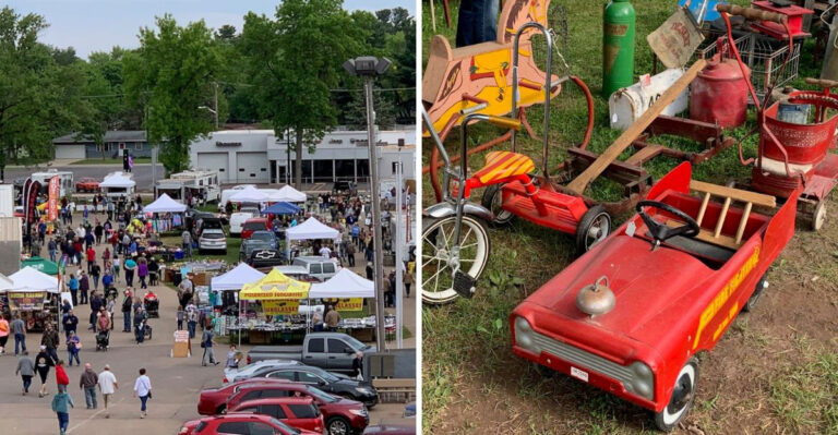 This Enormous Wisconsin Flea Market Turns $25 Into A Cart Full Of Finds
