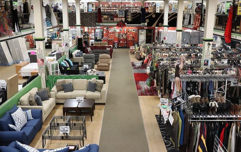 Massive Secondhand Store With Tens Of Thousands Of Items On The Floor