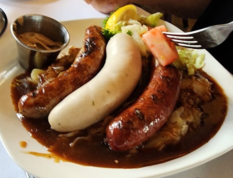 A German Restaurant Inside A Historic Fredericksburg Train Station