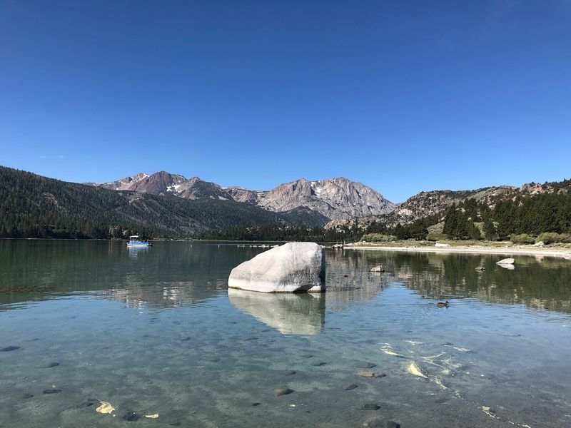 The Quiet Sierra Village Along The June Lake Loop